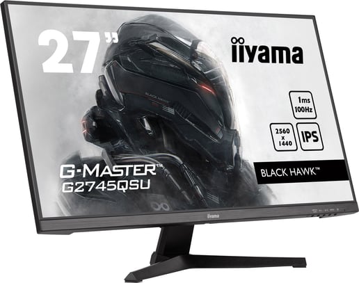 iiyama G-Master G2745QSU Black Hawk 27" QHD 1440p Gaming Monitor - IPS, 100Hz