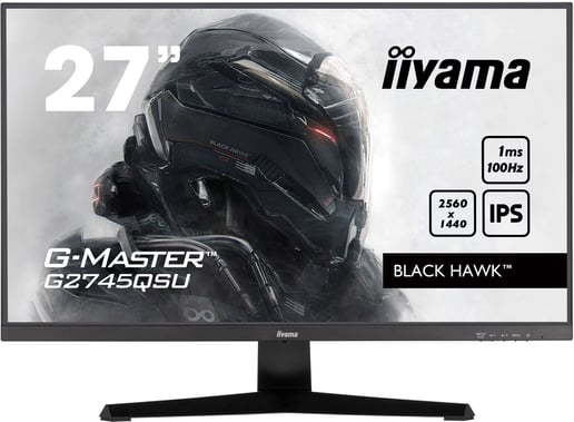 iiyama G-Master G2745QSU 27" 1440p (QHD) Gaming Monitor - IPS, 100Hz, 1ms, HDMI