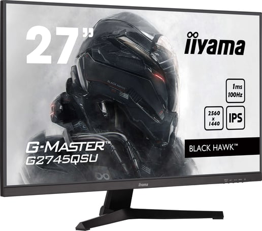 iiyama G-Master G2745QSU 27" 1440p (QHD) Gaming Monitor - IPS, 100Hz, 1ms, HDMI