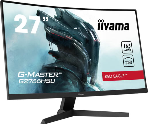 iiyama G-Master G2766HSU Red Eagle 27" Full HD Curved Gaming Monitor - VA, 165Hz