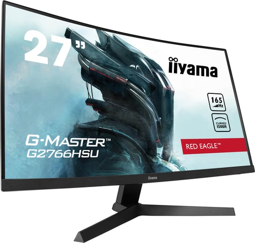 iiyama G-Master G2766HSU Red Eagle 27" Full HD Curved Gaming Monitor - VA, 165Hz