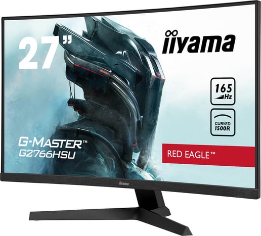 iiyama G-Master G2766HSU Red Eagle 27" Full HD Curved Gaming Monitor - VA, 165Hz