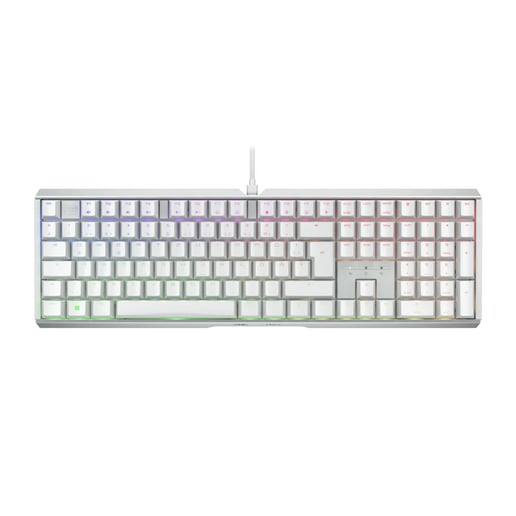 Cherry XTRFY MX 3.1 RGB Keyboard in White with Cherry MX2A Red Switches