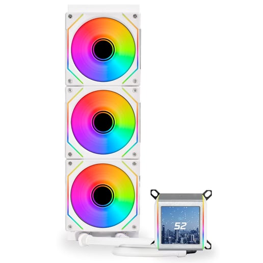Lian Li Galahad II LCD SL-INF 360mm All-in-One Liquid CPU Cooler in White