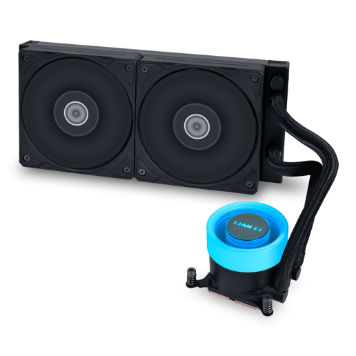 Lian Li Galahad II Lite 240 Performance 240mm AiO Liquid CPU Cooler in Black