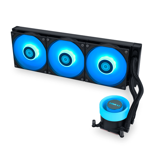 Lian Li Galahad II Lite 360 RGB 360mm AiO Liquid CPU Cooler in Black