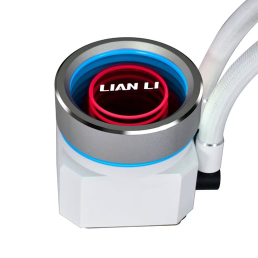 Lian Li Galahad II Trinity Performance 360mm AIO Liquid CPU Cooler in White