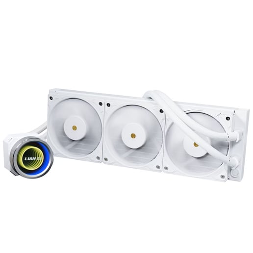 Lian Li Galahad II Trinity Performance 360mm AIO Liquid CPU Cooler in White