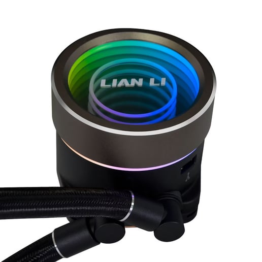 Lian Li Galahad II Trinity RGB 240mm Liquid AiO CPU Cooler in Black