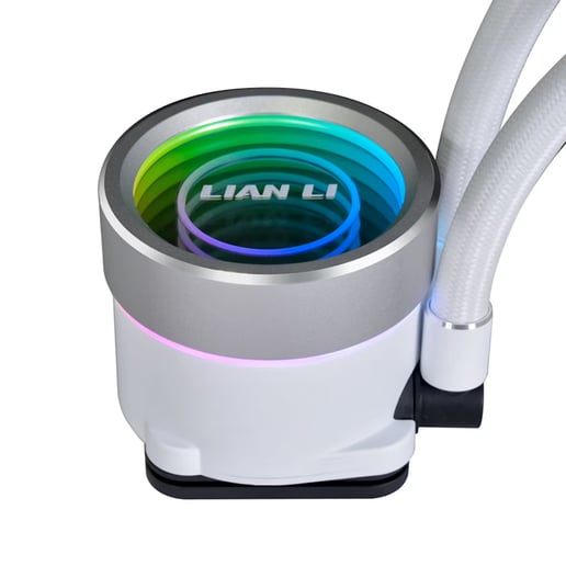 Lian Li Galahad II Trinity RGB 240mm Liquid AiO CPU Cooler in White