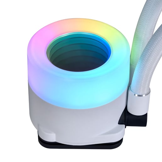 Lian Li Galahad II Trinity RGB 240mm Liquid AiO CPU Cooler in White
