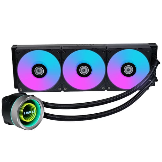 Lian Li Galahad II Trinity RGB 360mm Liquid AiO CPU Cooler in Black