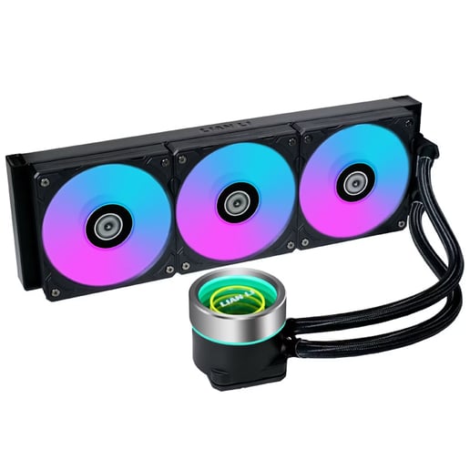 Lian Li Galahad II Trinity RGB 360mm Liquid AiO CPU Cooler in Black
