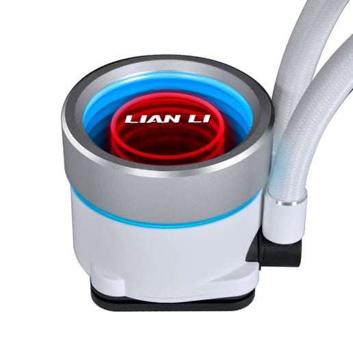 Lian Li Galahad II Trinity RGB 360mm Liquid AiO CPU Cooler in White