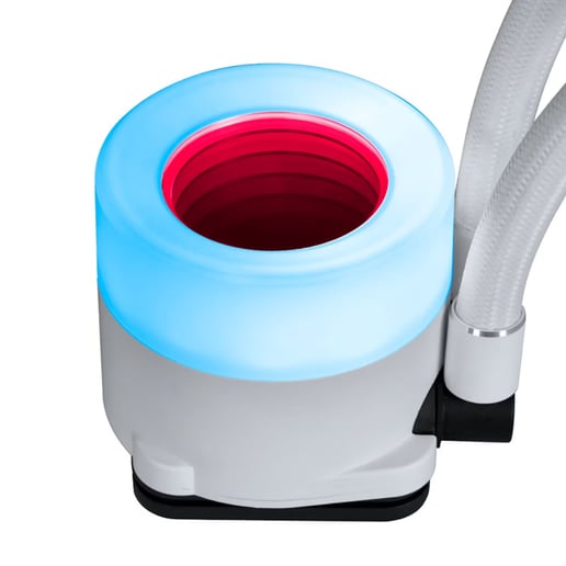 Lian Li Galahad II Trinity RGB 360mm Liquid AiO CPU Cooler in White