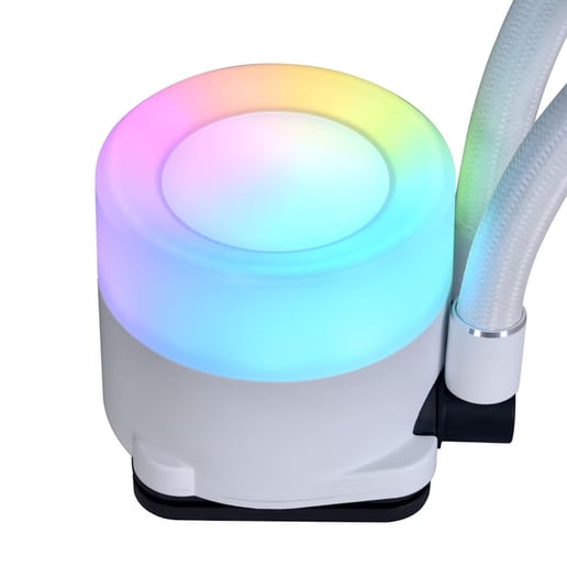 Lian Li Galahad II Trinity RGB 360mm Liquid AiO CPU Cooler in White