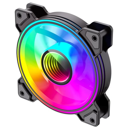 GameMax Infinity 120mm ARGB Dual-Ring Black Fan
