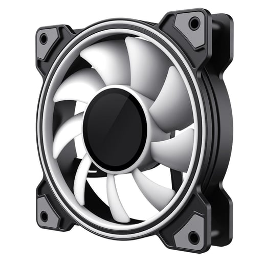 GameMax Infinity 120mm ARGB Dual-Ring Black Fan