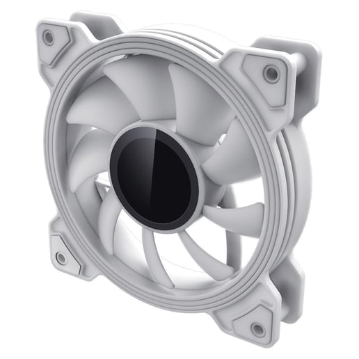 GameMax Infinity 120mm ARGB Dual-Ring White Fan