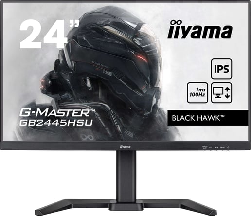 iiyama G-Master GB2445HSU 24" Full HD Gaming Monitor - IPS, 100Hz, 1ms, Speakers