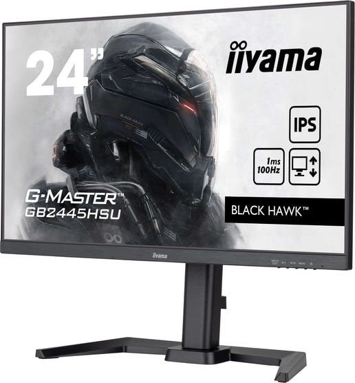 iiyama G-Master GB2445HSU 24" Full HD Gaming Monitor - IPS, 100Hz, 1ms, Speakers