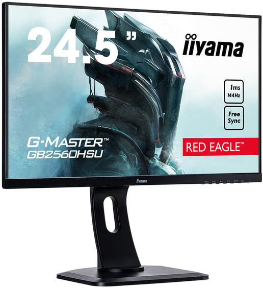 iiyama G-Master GB2560HSU 24.5 inch 144Hz 1ms Gaming Monitor, 1ms