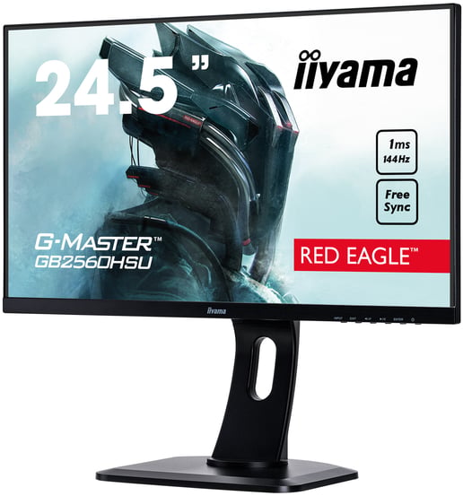 iiyama G-Master GB2560HSU 24.5 inch 144Hz 1ms Gaming Monitor, 1ms