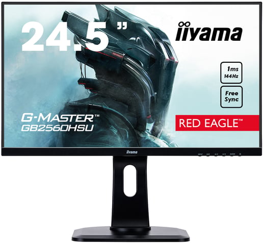 iiyama G-Master GB2560HSU 24.5 inch 144Hz 1ms Gaming Monitor, 1ms