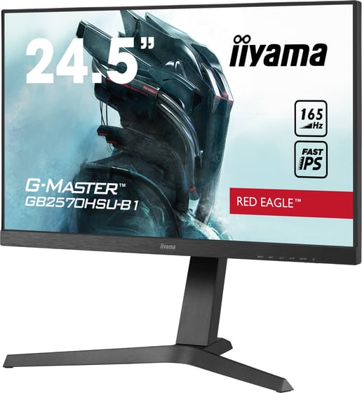iiyama GB2471HSU-B1 24.5" Monitor, 400 nits, 0.5ms, Speakers, HDMI, DP