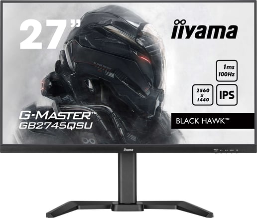iiyama G-Master GB2745QSU 27" 1440p (QHD) Gaming Monitor - IPS, 100Hz, 1ms, HDMI
