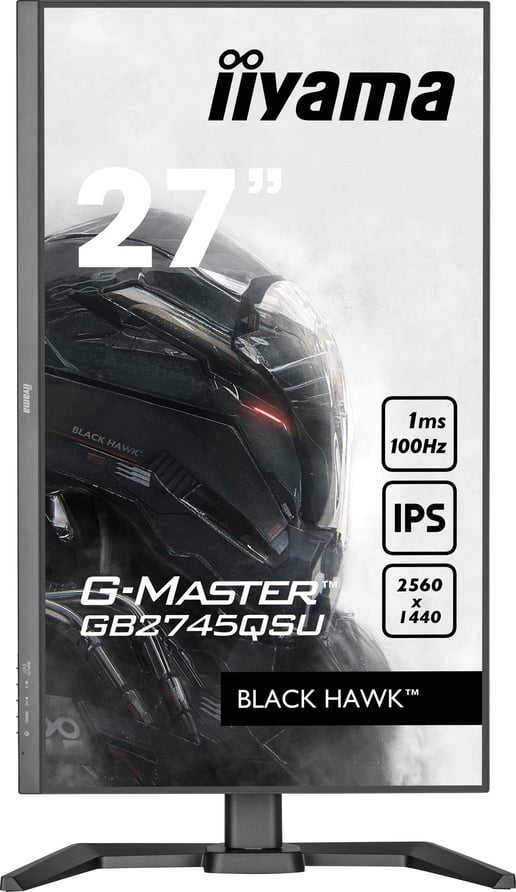 iiyama G-Master GB2745QSU 27" 1440p (QHD) Gaming Monitor - IPS, 100Hz, 1ms, HDMI