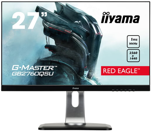 iiyama G-Master Red Eagle 27 inch 144Hz 1ms Gaming Monitor - 2560 x 1440, 1ms
