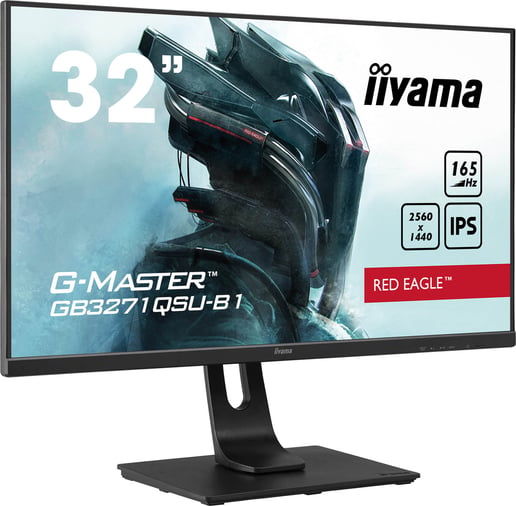iiyama G-Master GB3271QSU Red Eagle 31.5" 1440p (QHD) Gaming Monitor - IPS, 1ms