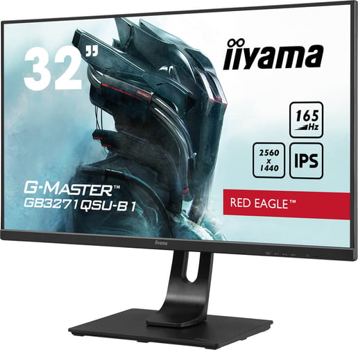 iiyama G-Master GB3271QSU Red Eagle 31.5" 1440p (QHD) Gaming Monitor - IPS, 1ms