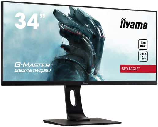 iiyama Red Eagle G-MASTER GB3461WQSU 34 inch IPS 1ms Gaming Monitor, 1ms, HDMI