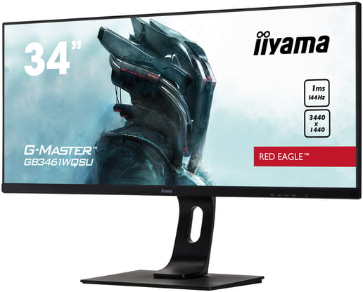 iiyama Red Eagle G-MASTER GB3461WQSU 34 inch IPS 1ms Gaming Monitor, 1ms, HDMI