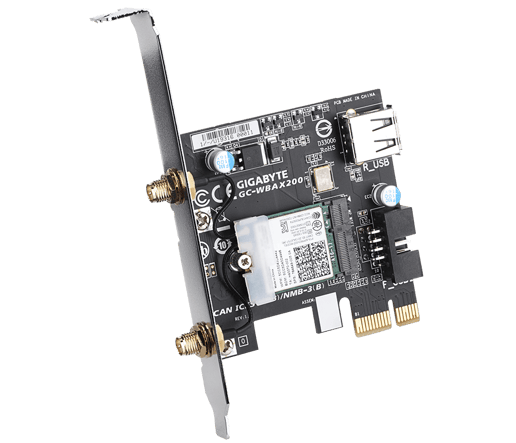 Gigabyte WBAX200 2400Mbps Wi-Fi 6 Adapter 