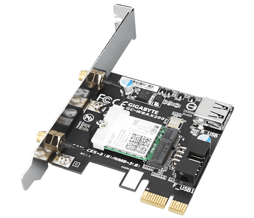 Gigabyte WBAX200 2400Mbps Wi-Fi 6 Adapter 