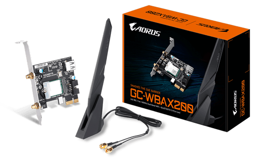 Gigabyte WBAX200 2400Mbps Wi-Fi 6 Adapter 