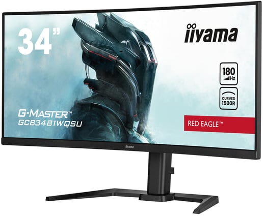 iiyama G-Master GCB3481WQSU 34" UltraWide Curved Gaming Monitor - VA, 500 nits