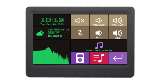 G.Skill WigiDash 7-inch Touch Panel Widget Dashboard