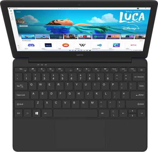 C-Grade Clearance Geo Computers GeoBook 110 11.6 inch Laptop, Intel Celeron N4020, 4GB RAM, 64GB eMMC, HD Display, Wi-Fi, Windows 11 Home in S Mode