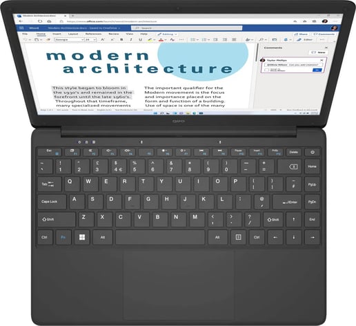 Geo GeoBook 140 14.1" Celeron 4GB 64GB Intel UHD 600 Laptop