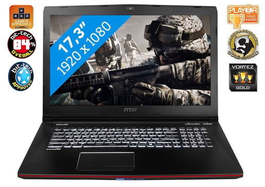 MSI GE72 2QC Apache 17.3" Gaming Laptop - Core i7, 16GB RAM, GeForce GTX 960M
