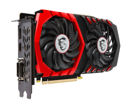 MSI GeForce GTX 1050 Ti GAMING X OC 4GB Graphics Card