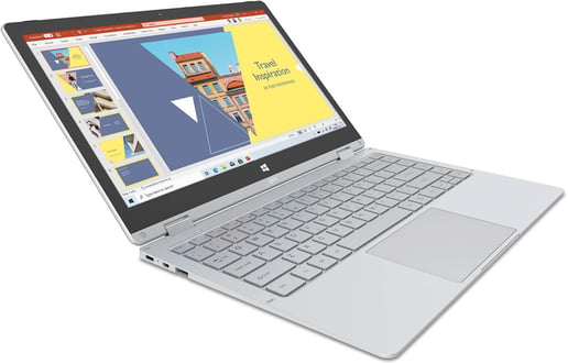 Geo Computers GeoFlex 230 13.3 inch 2-in-1 Laptop, Intel Pentium N4200, 4GB RAM, 128GB SSD, Full HD 1920 x 1080 Touchscreen, Intel HD Graphics 505, Wi-Fi 5, BT, Windows 10 Home in S Mode