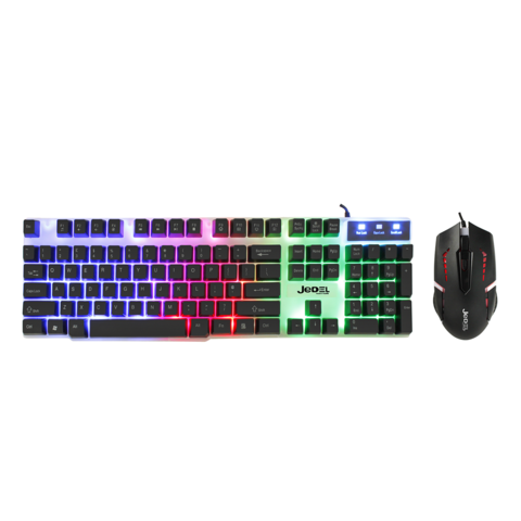 Jedel GK100 RGB Gaming Keyboard & Mouse Set