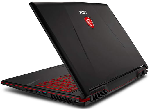 MSI GL63 9SD 15.6" Gaming Laptop - Core i7 2.6GHz, 16GB RAM, 1TB