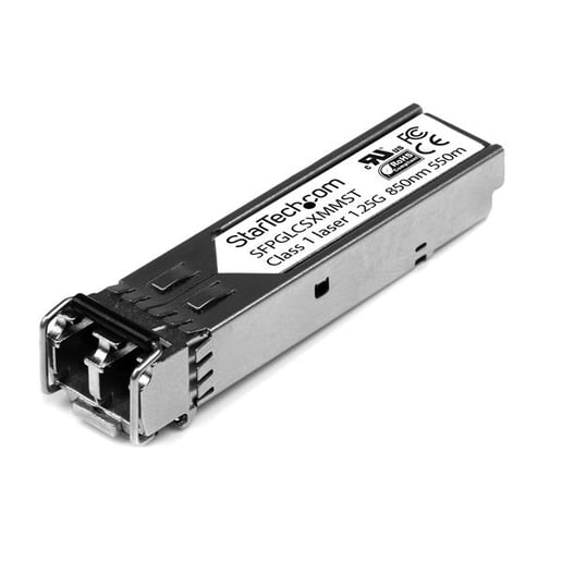 StarTech.com Gigabit Fiber SFP Transceiver Module 1000Base-SX, MM LC, Cisco GLC-SX-MM Compatible (550m) Pack of 10