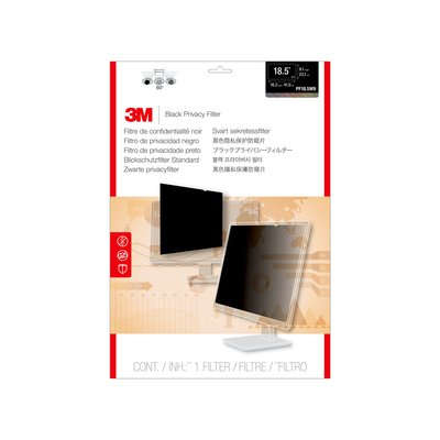 3M PF18.5W9 Frameless Black Privacy Filter for 18.5 inch Widescreen (16:9) Monitors